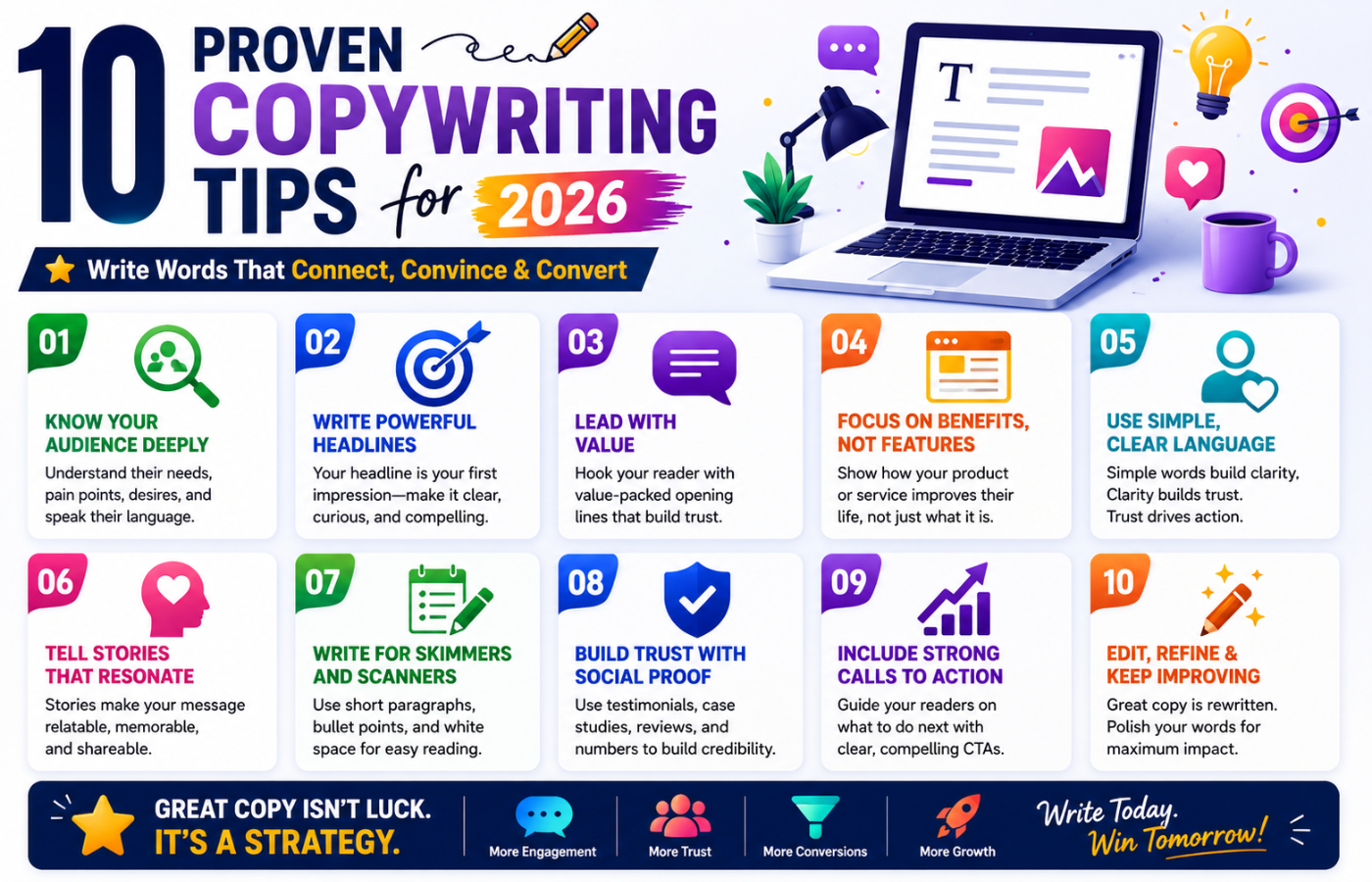 10 Proven Copywriting Tips for 2026