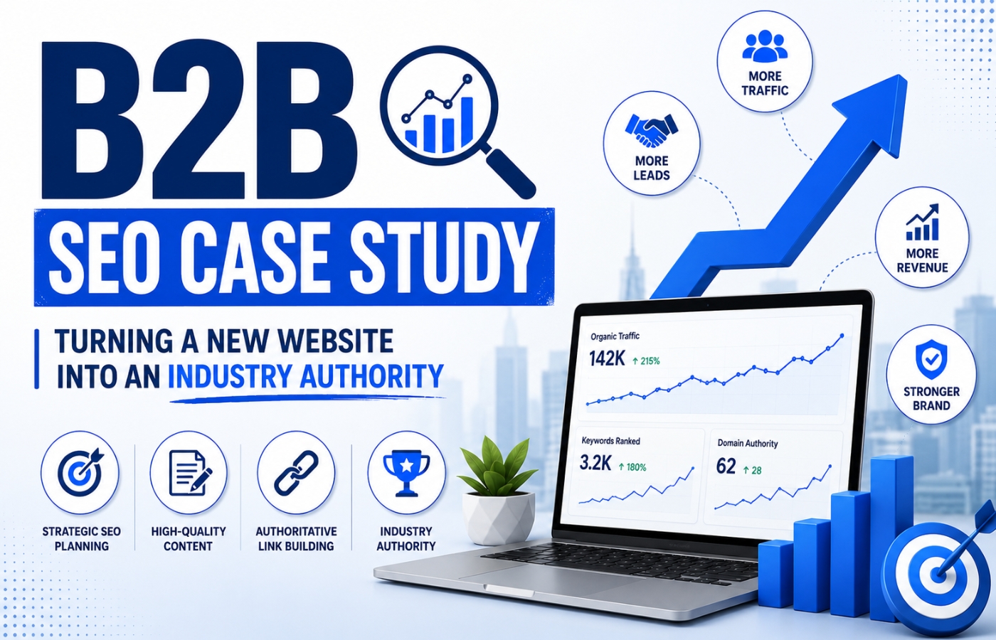 B2B SEO case study growth strategy
