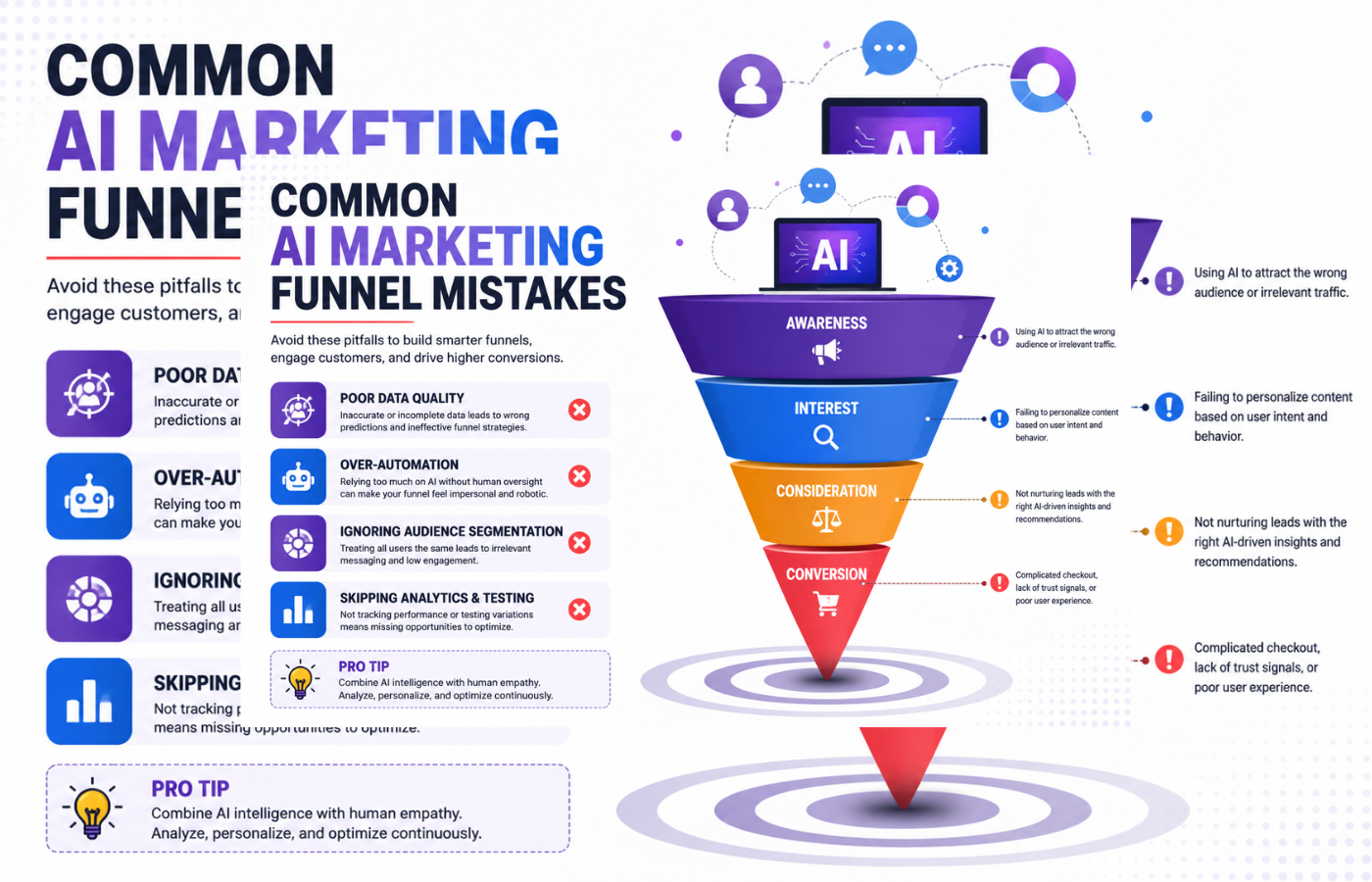 Common AI Marketing Funnel Mistakes