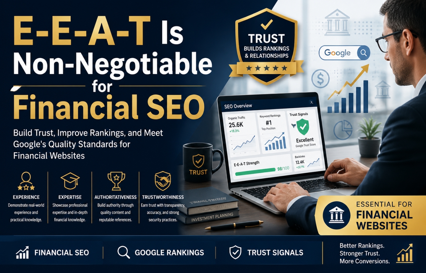 E-E-A-T Is Non-Negotiable for Financial SEO