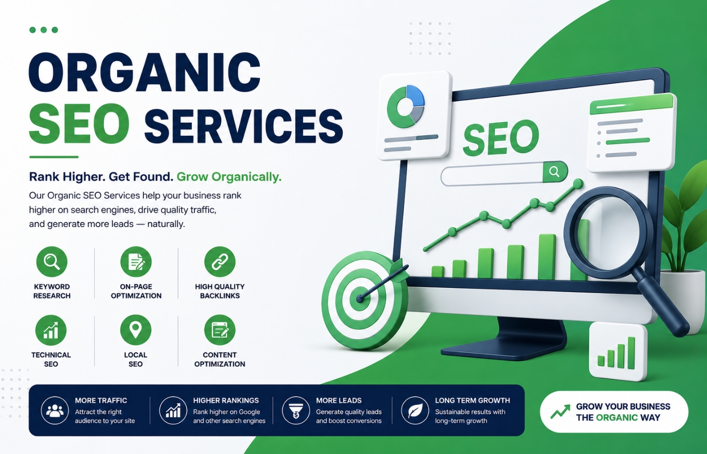 Organic SEO services for business growth