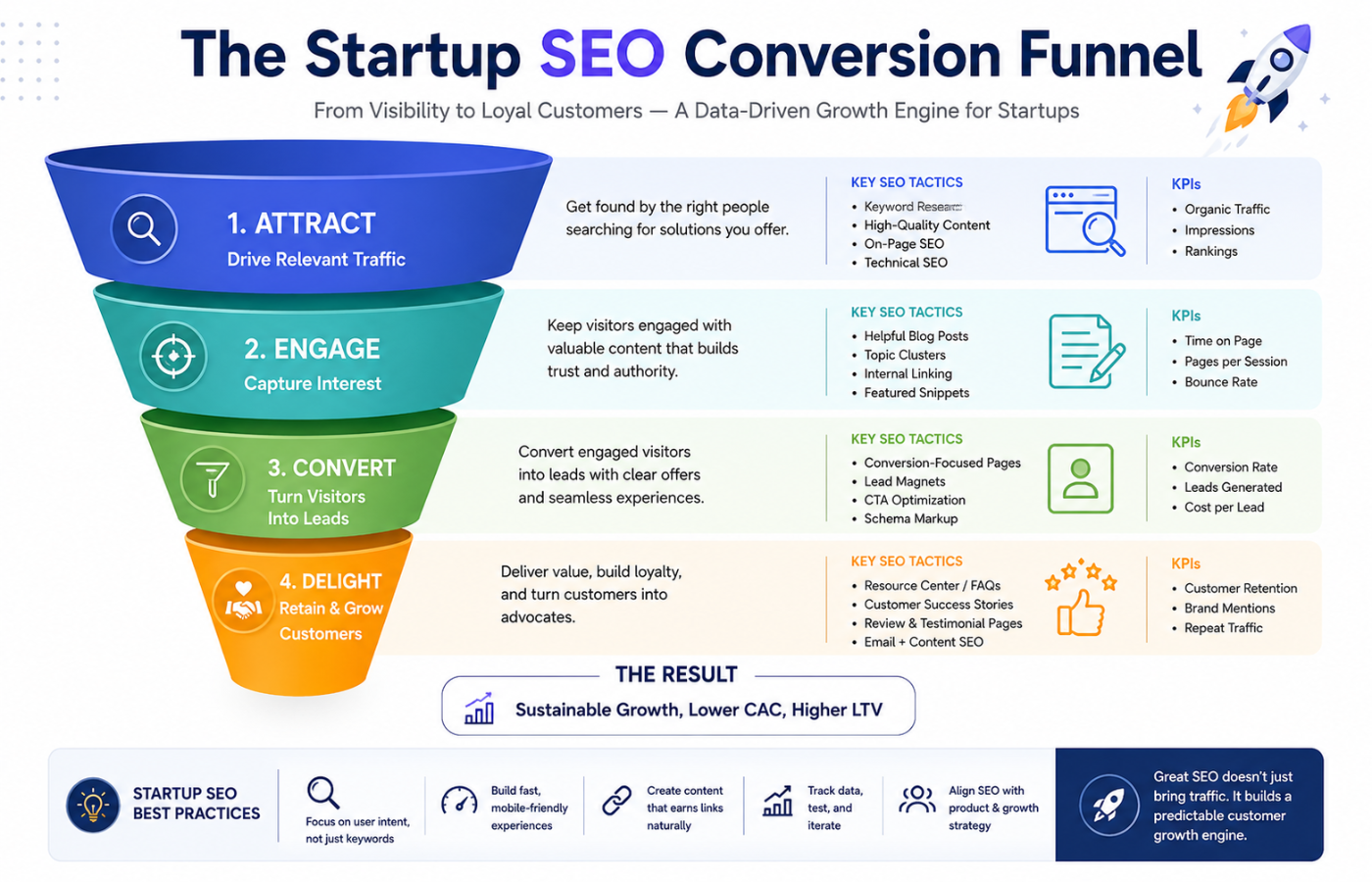 The Startup SEO Conversion Funnel