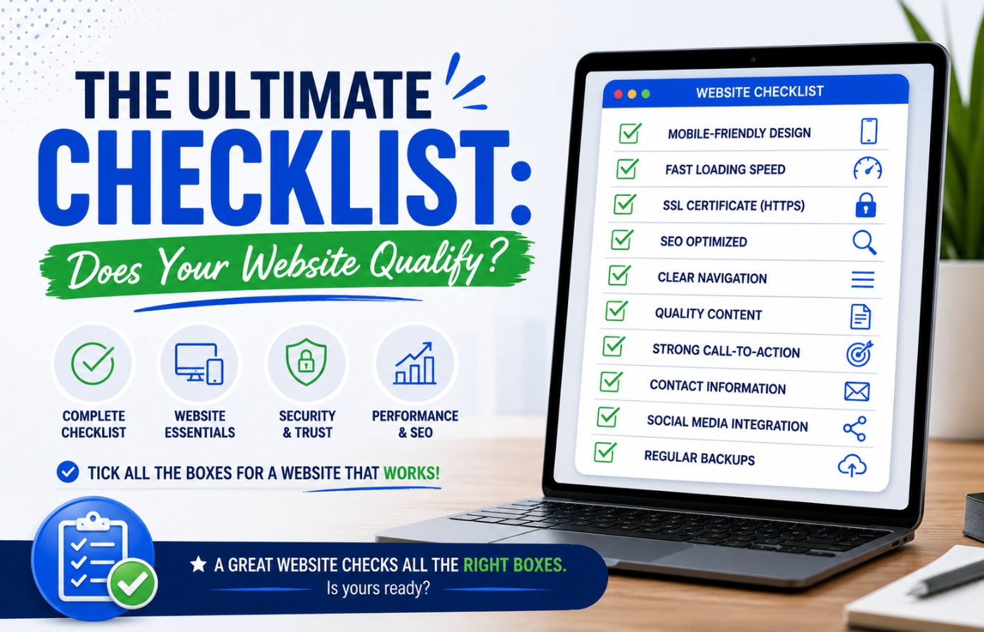 Ultimate website checklist for success