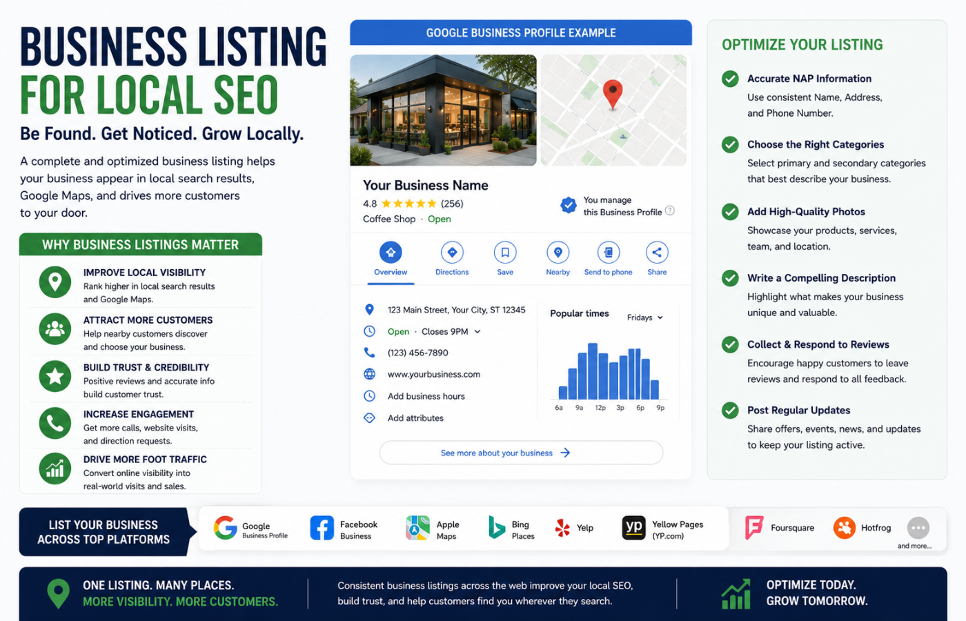 business listing for local SEO
