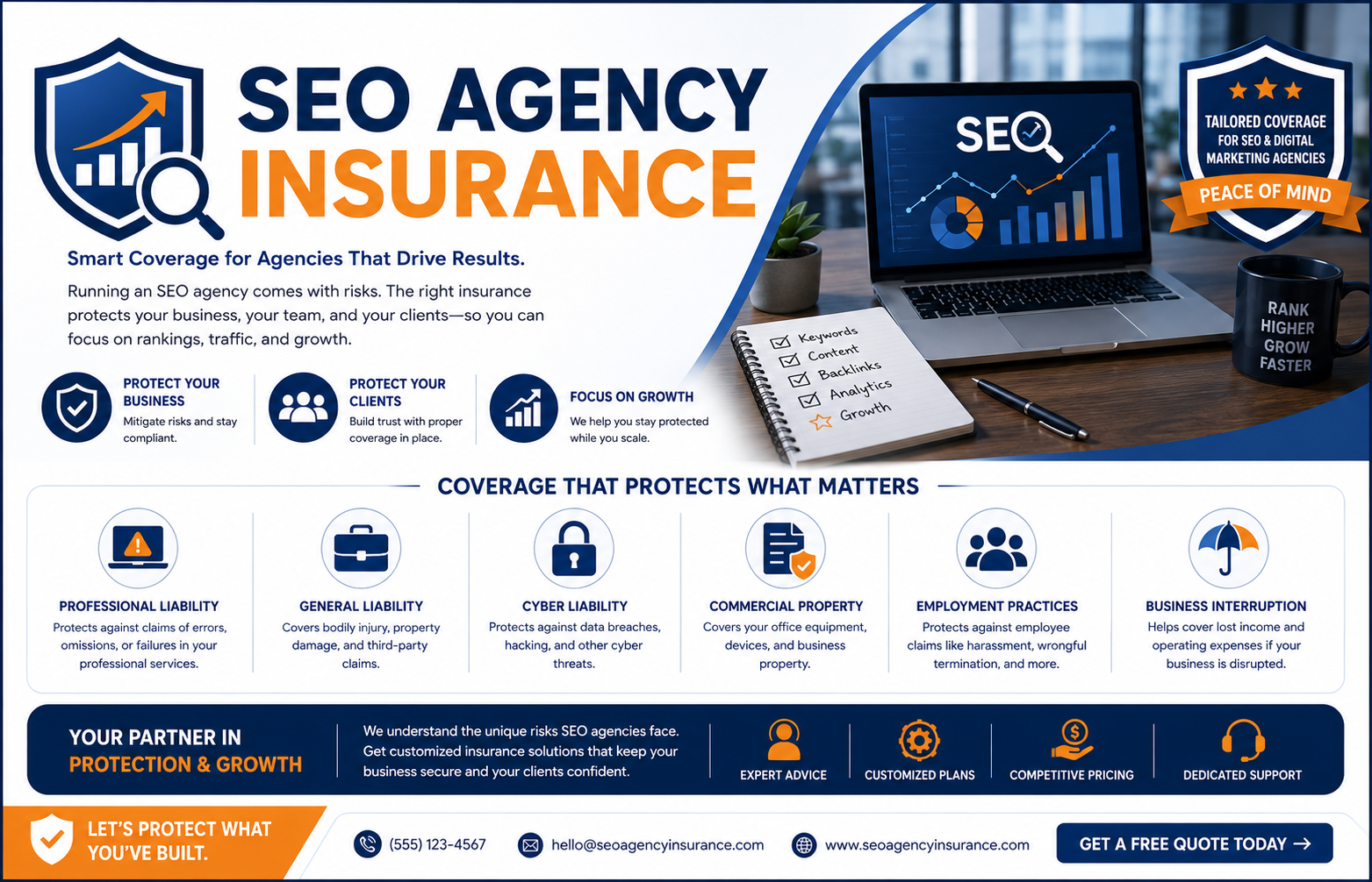 SEO agency insurance