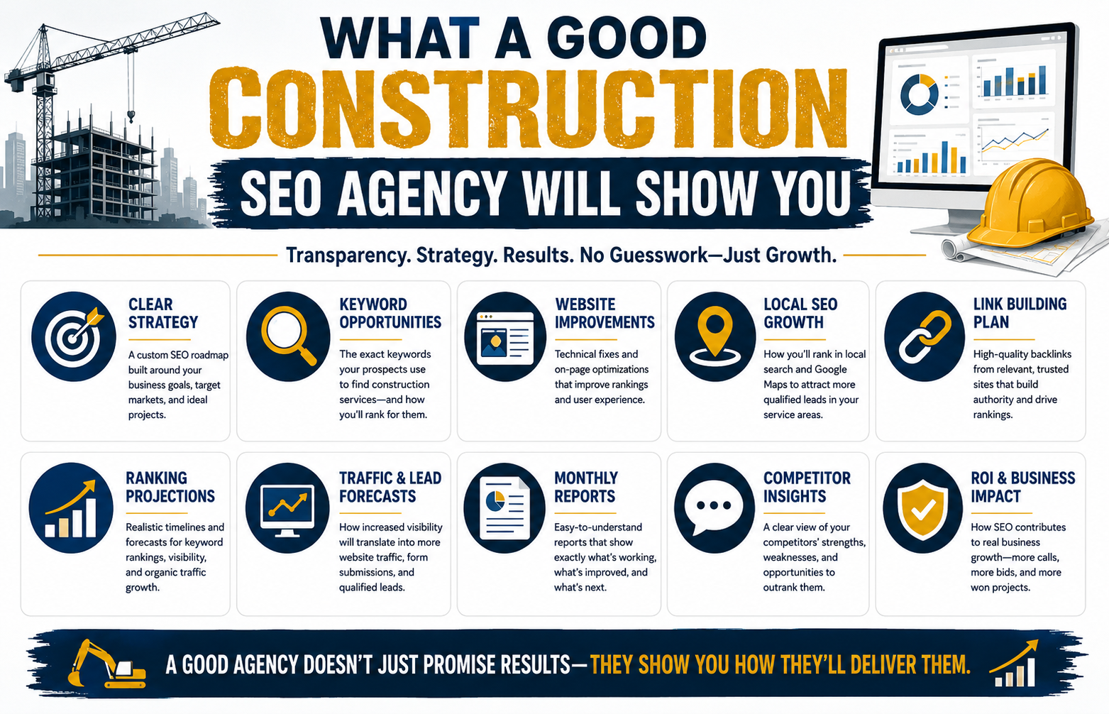 What a Good Construction SEO Agency Will Show You