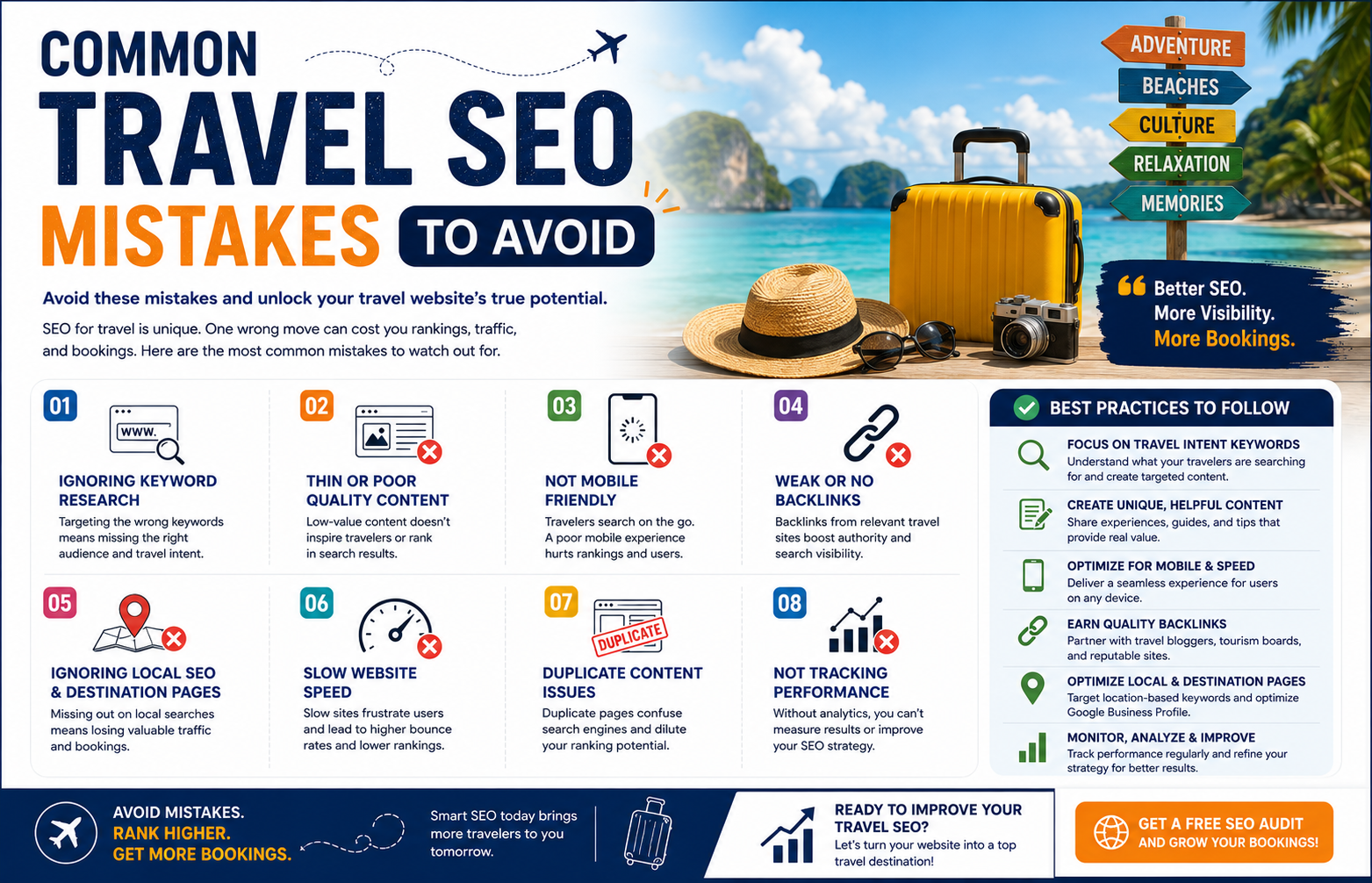Common Travel SEO Mistakes to Avoid