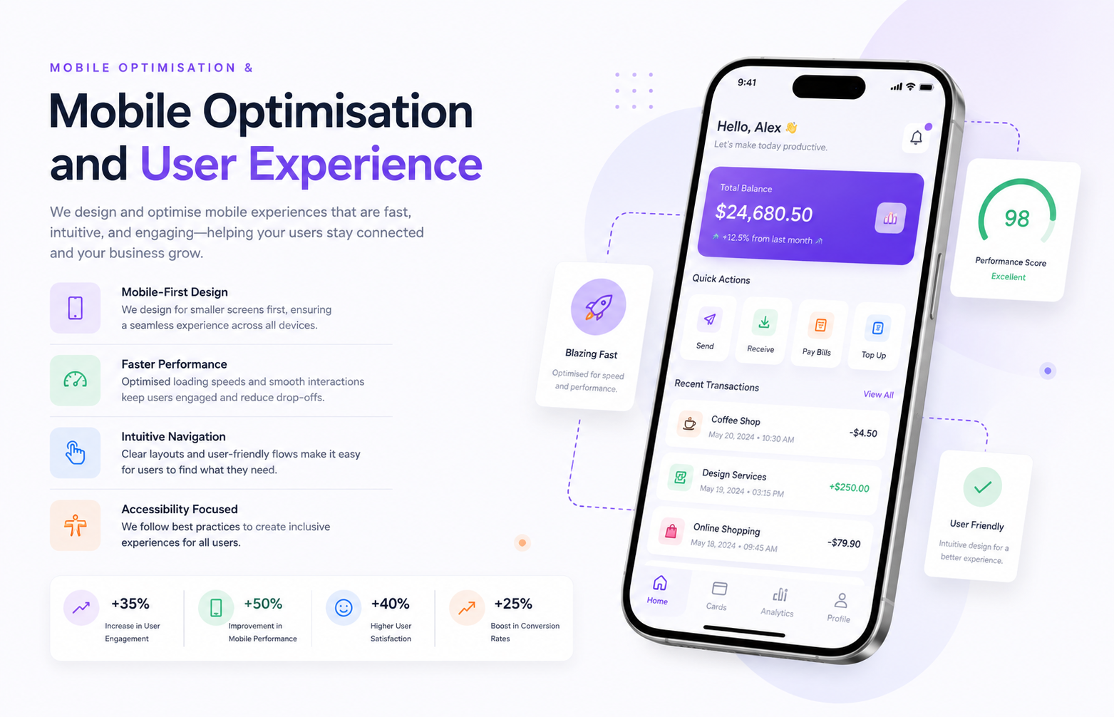 Mobile Optimisation and User Experience