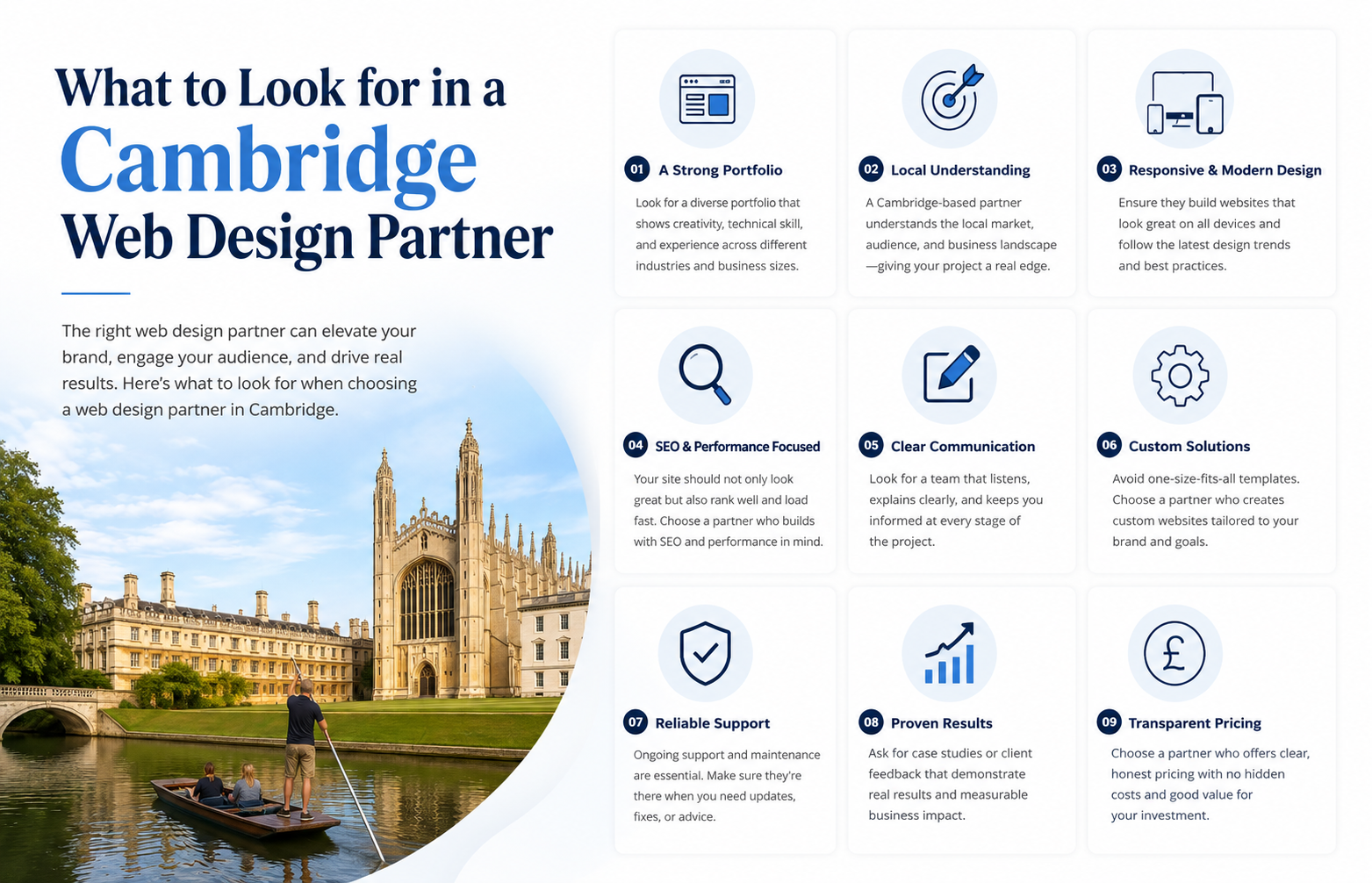 What to Look for in a Cambridge Web Design Partner