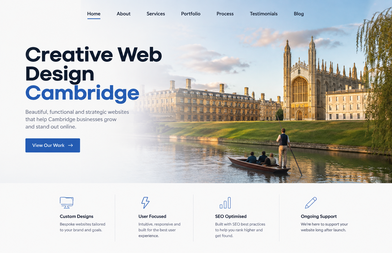 creative web design Cambridge