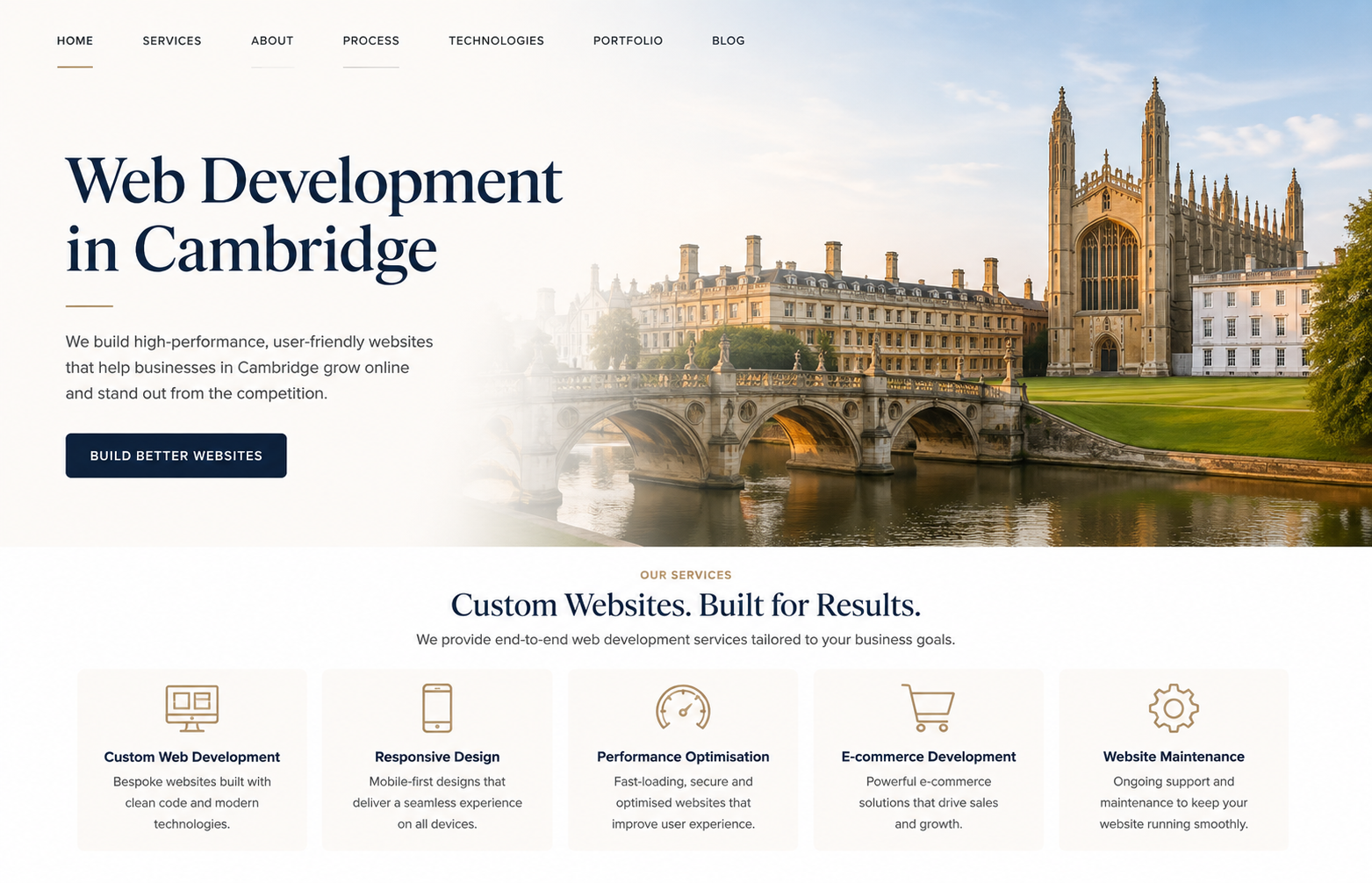 web development in Cambridge