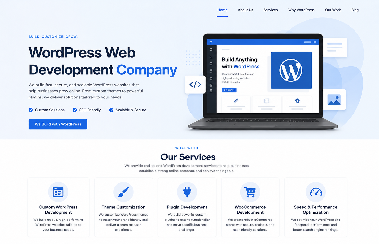 wordpress web development company